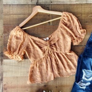 Ginger Swiss Dot Blouse 💛 Darling